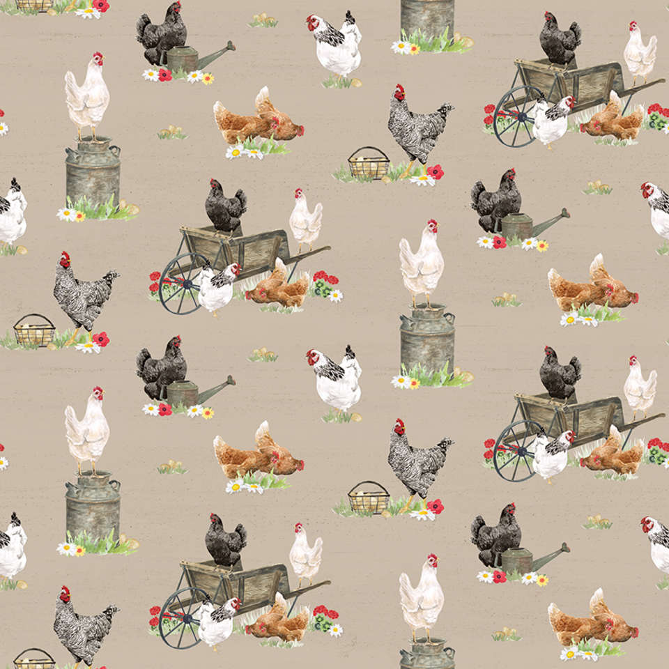 Riley Blake Designs - Spring Barn Quilts - CD14331-TAN