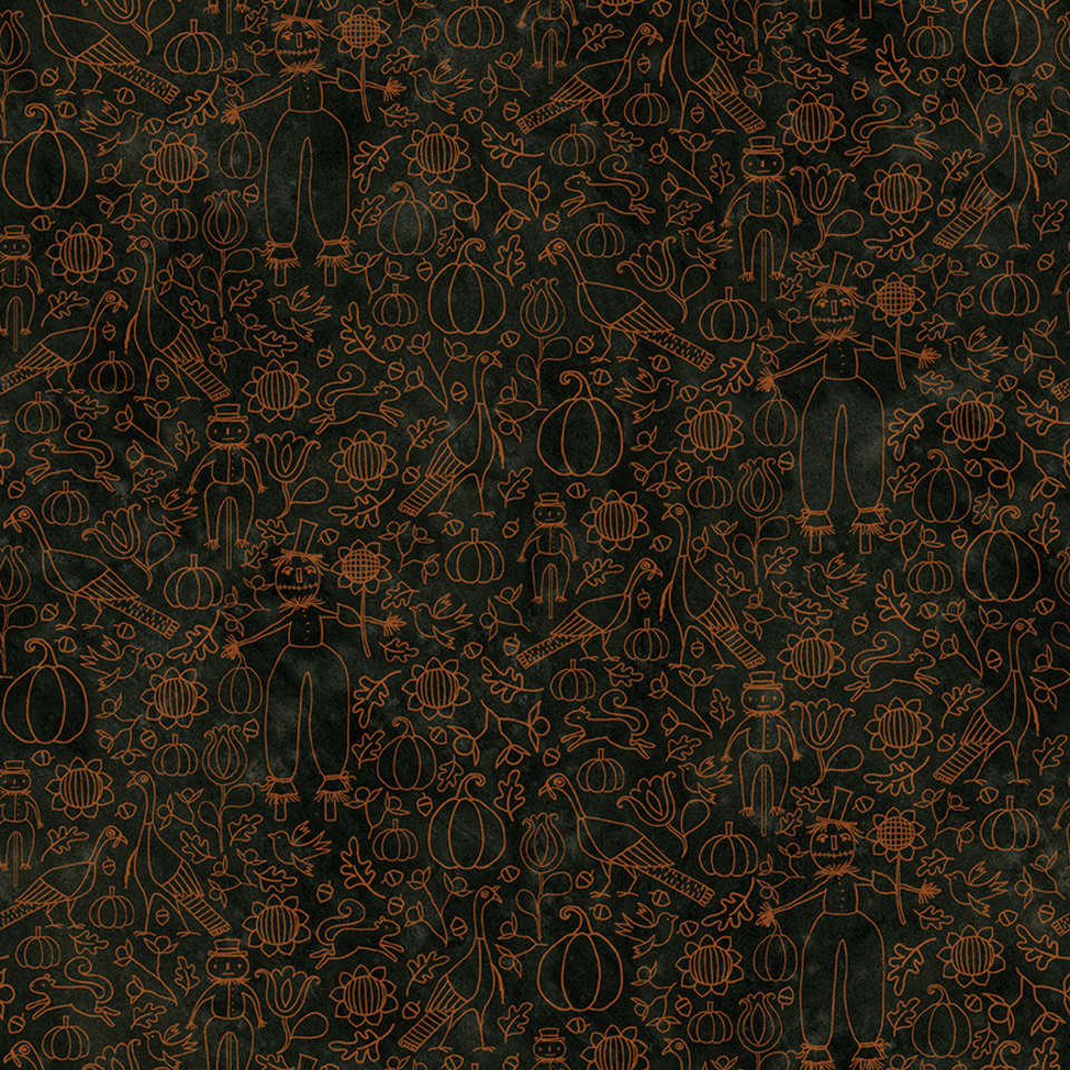 Riley Blake Designs - Bittersweet Farm - C14855-MIDNIGHT