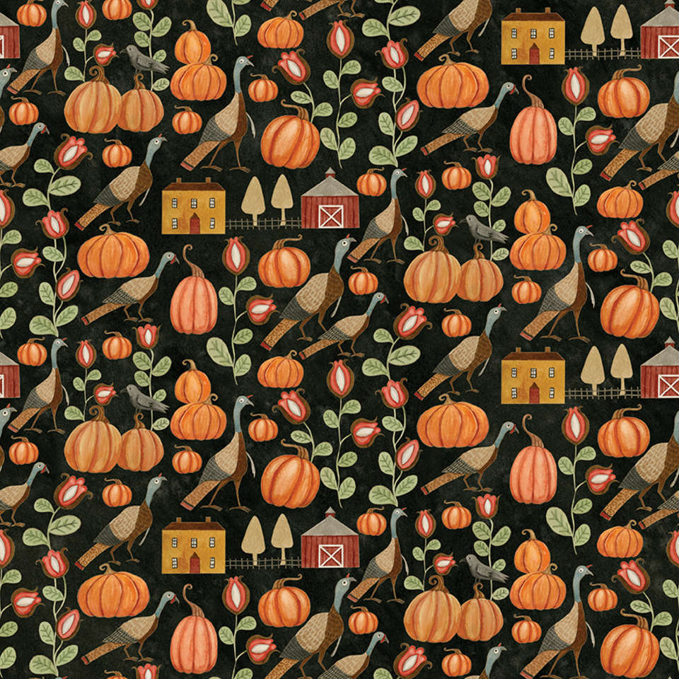 Riley Blake Designs - Bittersweet Farm - C14851-MIDNIGHT