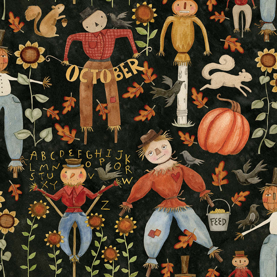 Riley Blake Designs - Bittersweet Farm - C14850-MIDNIGHT