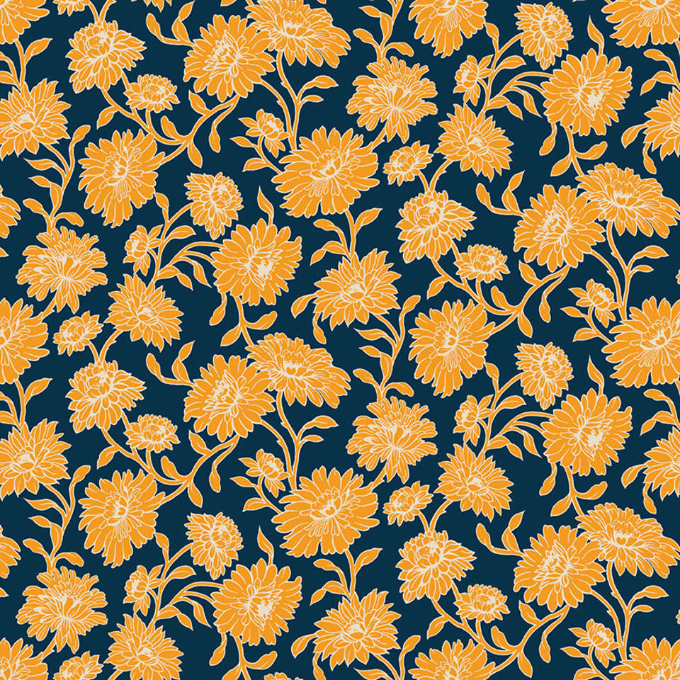 Riley Blake Designs - Cheddar at Twilight - C15160-NAVY