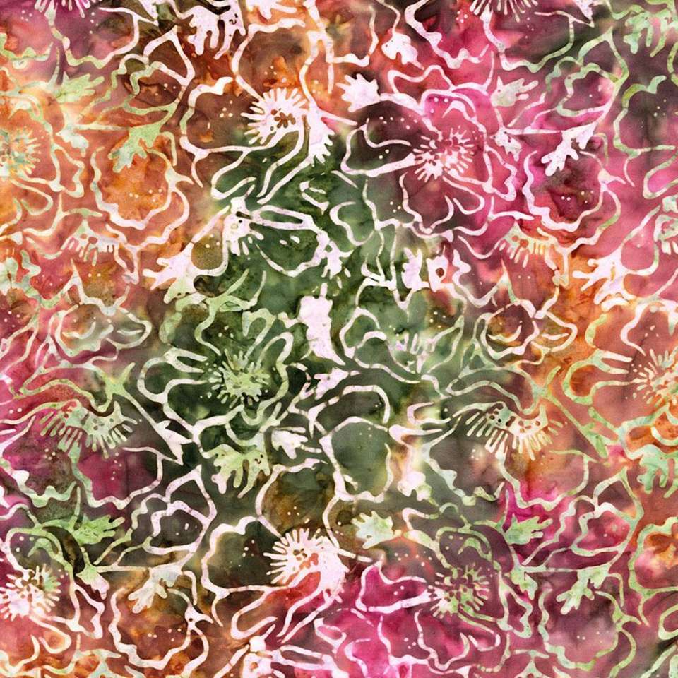 Timeless Treasures - Tonga Rose Petals - TONGA-B3547-FIG