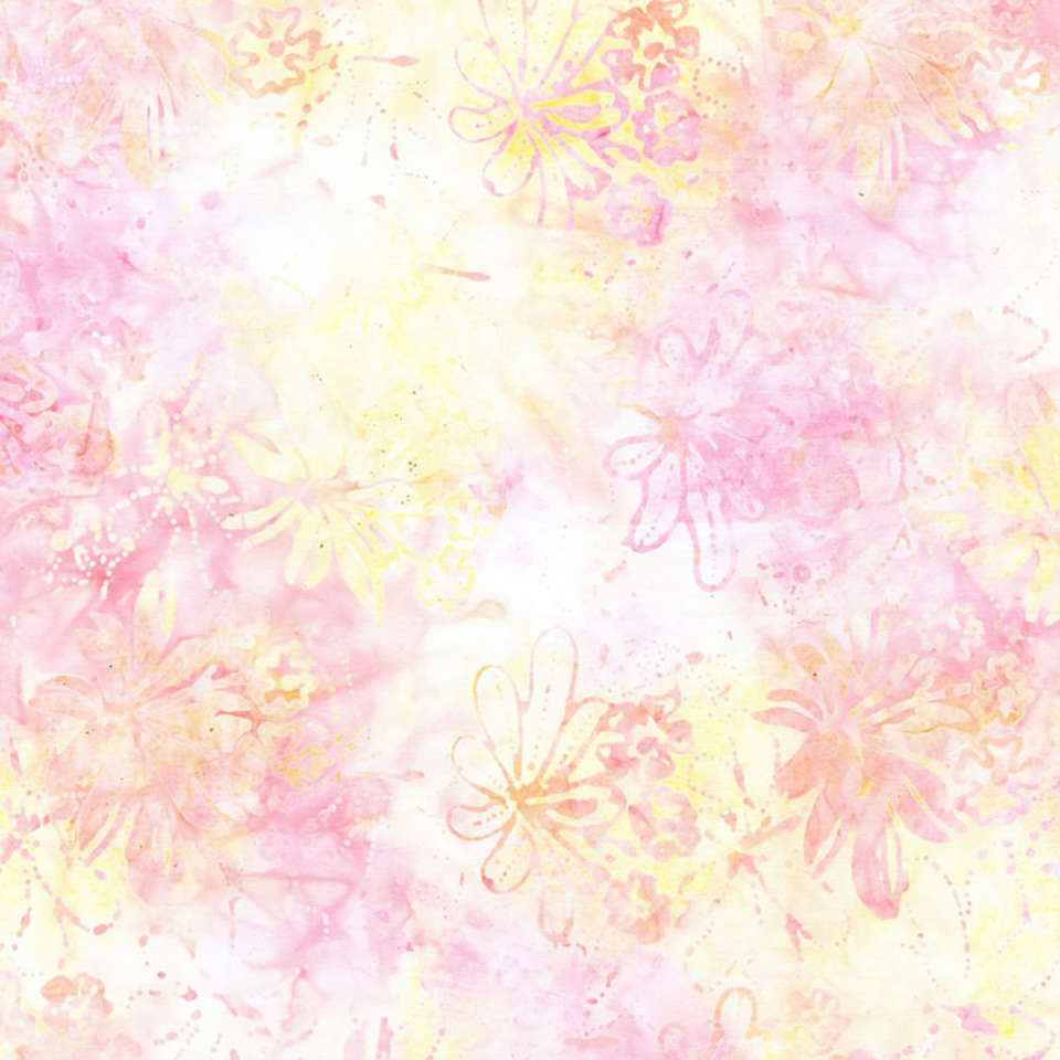 Timeless Treasures - Tonga Rose Petals - TONGA-B8749-OPAL