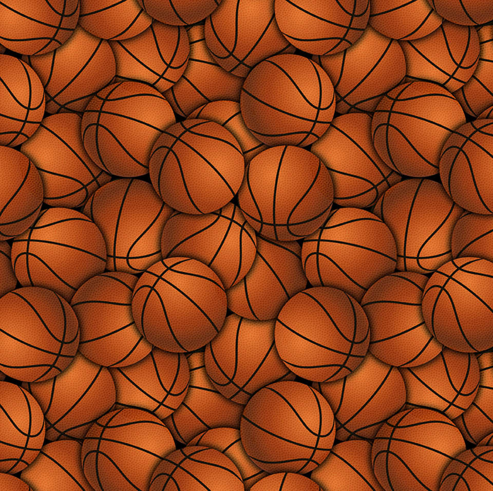Timeless Treasures - Basketball - GAIL-CD3019 ORANGE