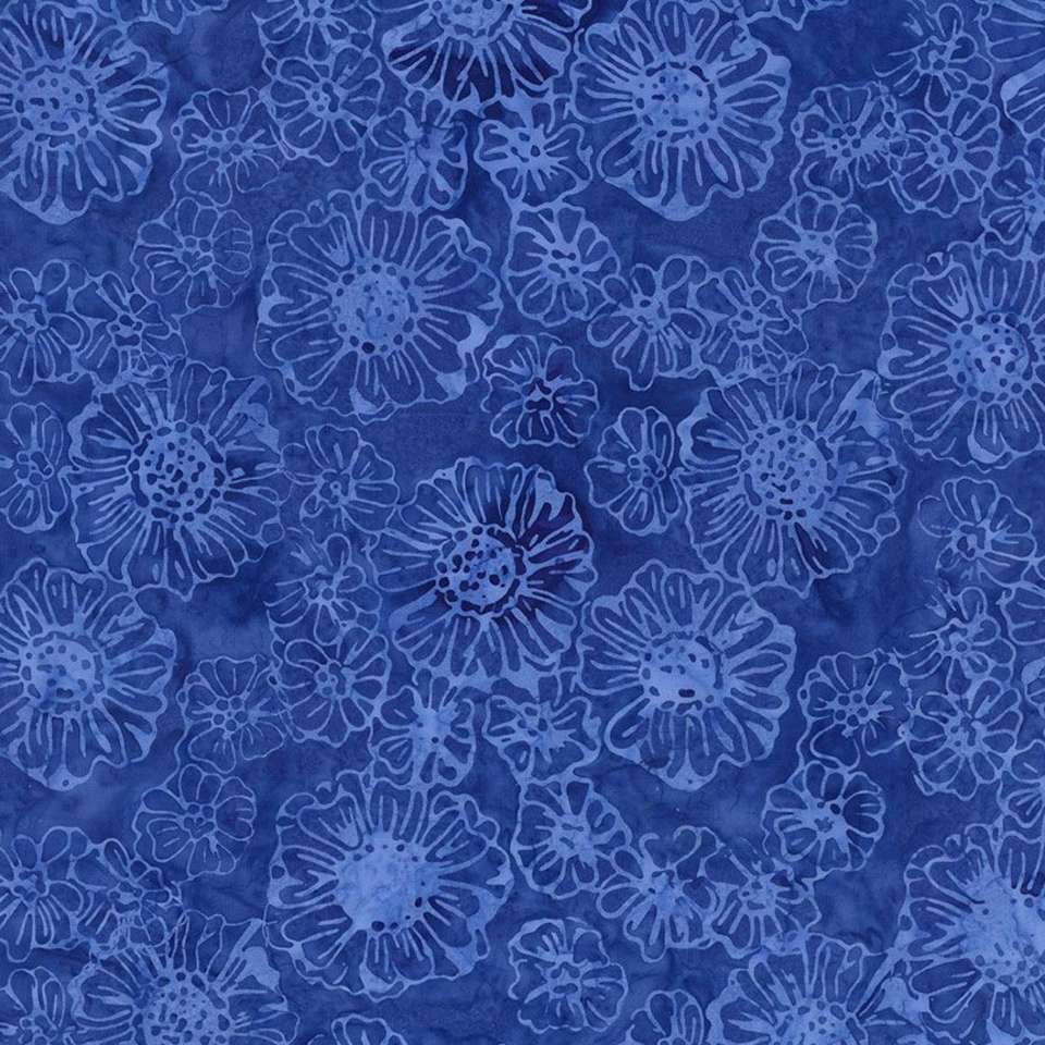 Timeless Treasures - Tonga Bluebell - TONGA-B3290-ROYAL