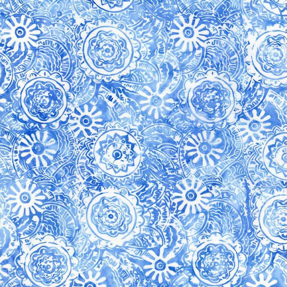 Timeless Treasures - Tonga Bluebell - TONGA-B3131-POWDER