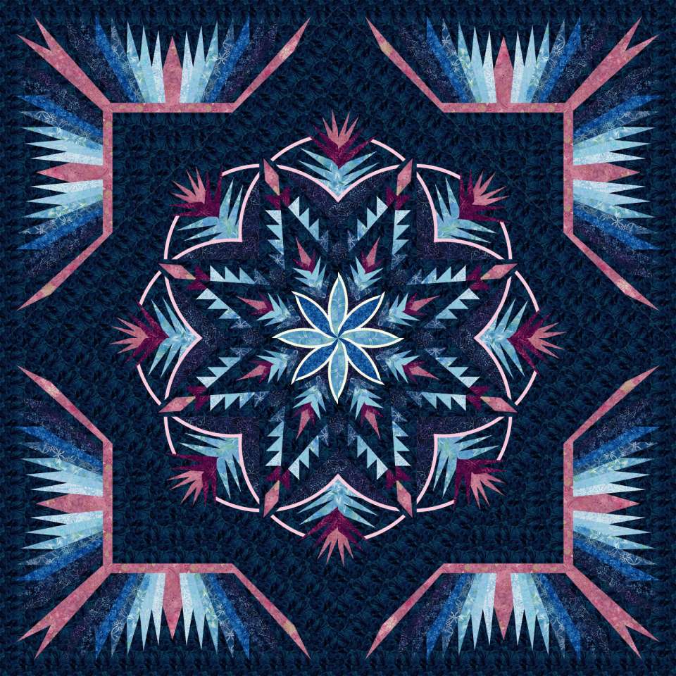 Tequila Lime Queen Blueberry Tart and Purple Quilt Kits Marketplace