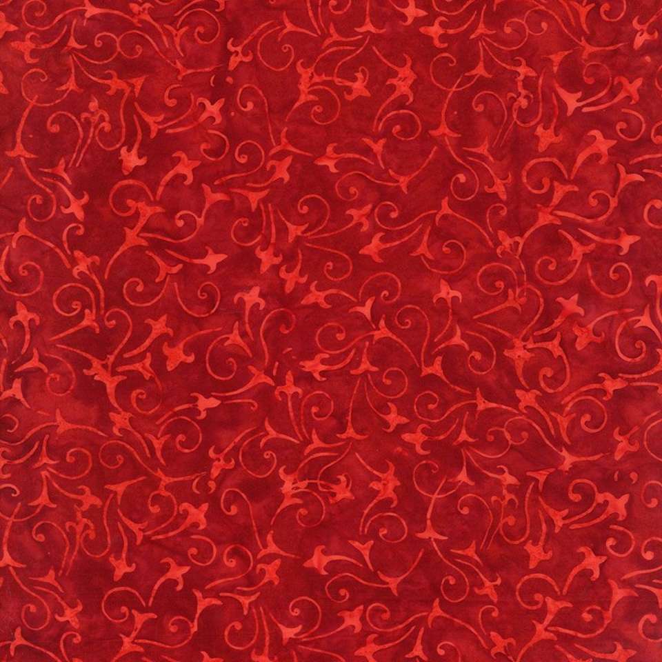 Timeless Treasures - Tonga Festive - TONGA-B2799-CRIMSON