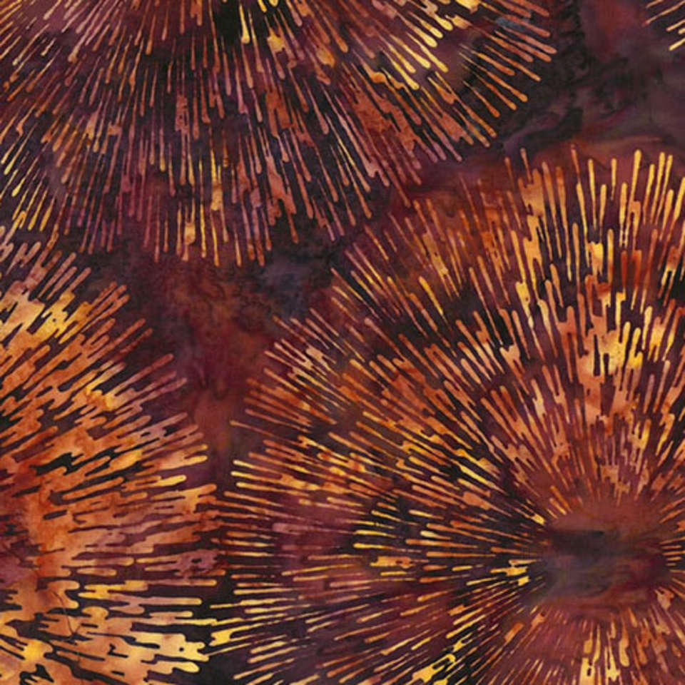 Hoffman California Fabrics - Harvest Glow - W2595-347-Lava