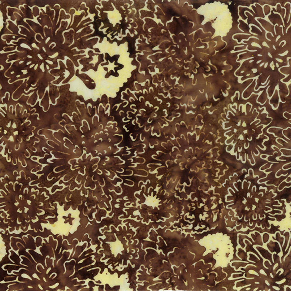 Timeless Treasures - Tonga Apple Basket - TONGA-B3322 COCOA