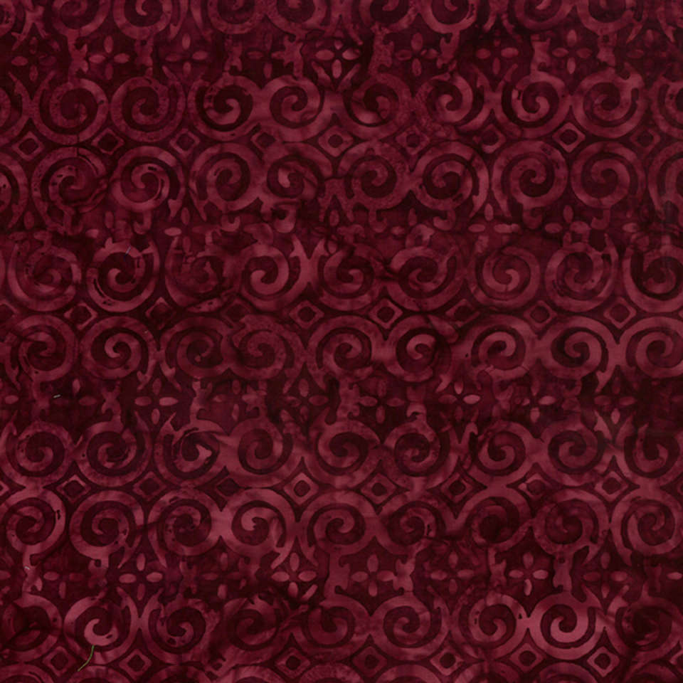 Timeless Treasures - Tonga Apple Basket - TONGA-B3218 MERLOT