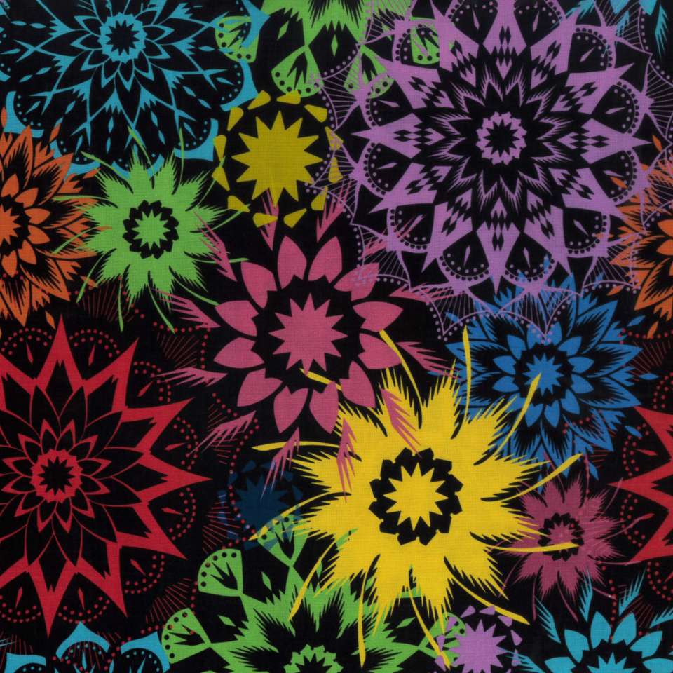 Timeless Treasures - ColorStock ~ Silhouettes - JN-CD2973 Carnival 