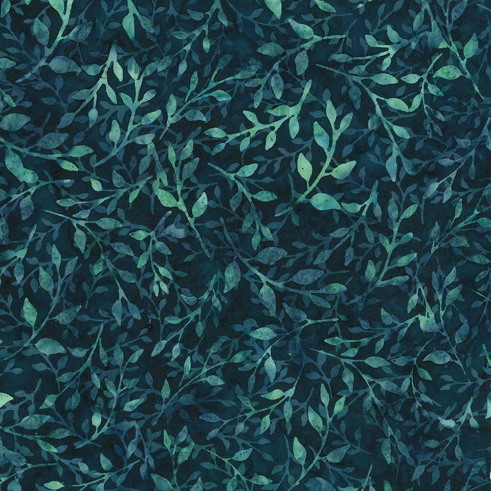 Hoffman California Fabrics - Autumn Falls - X2617-21-Teal