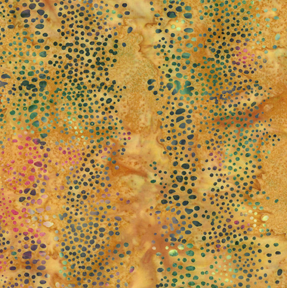 Hoffman California Fabrics - Night Sky - X2613-432-Dijon