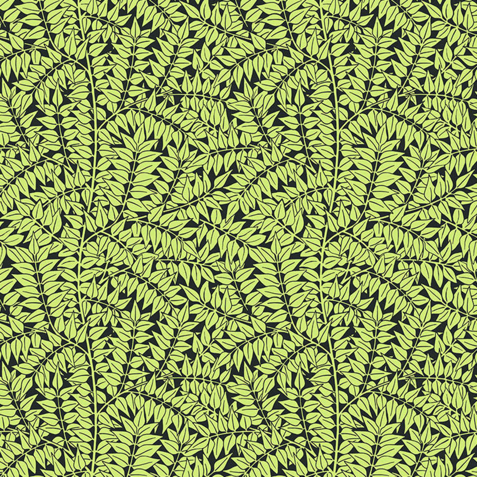 Free Spirit - Kaffe x Morris & Co. Cotton - PWKW009.BLACK