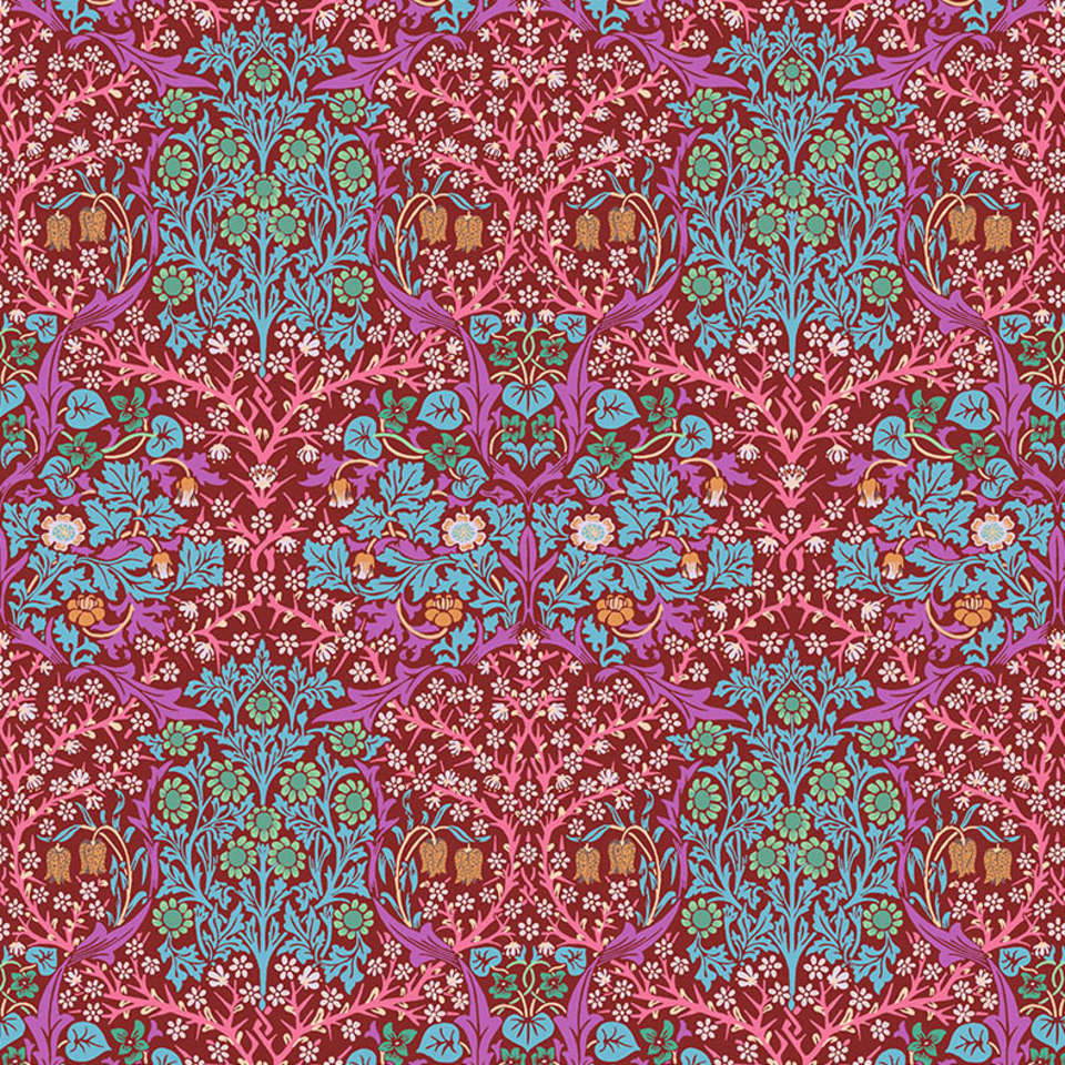 Free Spirit - Kaffe x Morris & Co. Cotton - PWKW002.BROWN