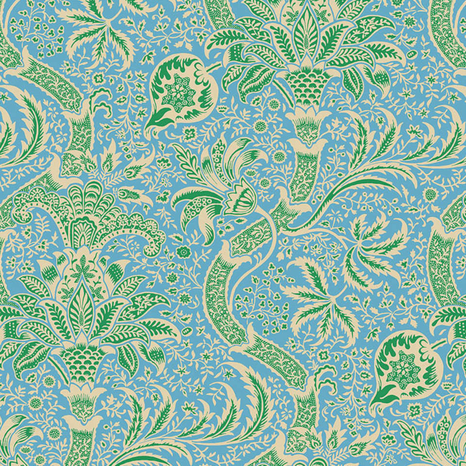 Free Spirit - Kaffe x Morris & Co. Cotton - PWKW005.AQUA
