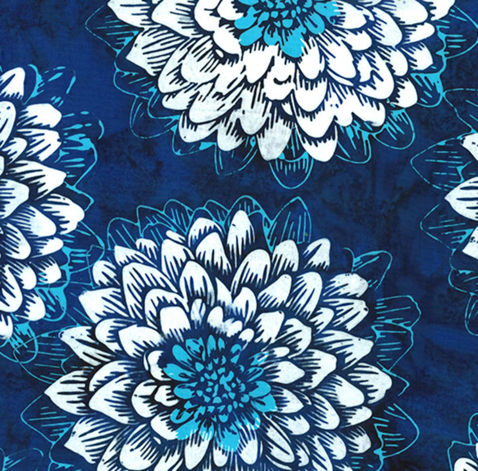 Hoffman California Fabrics - Bet on Blue - W2576-19-Navy