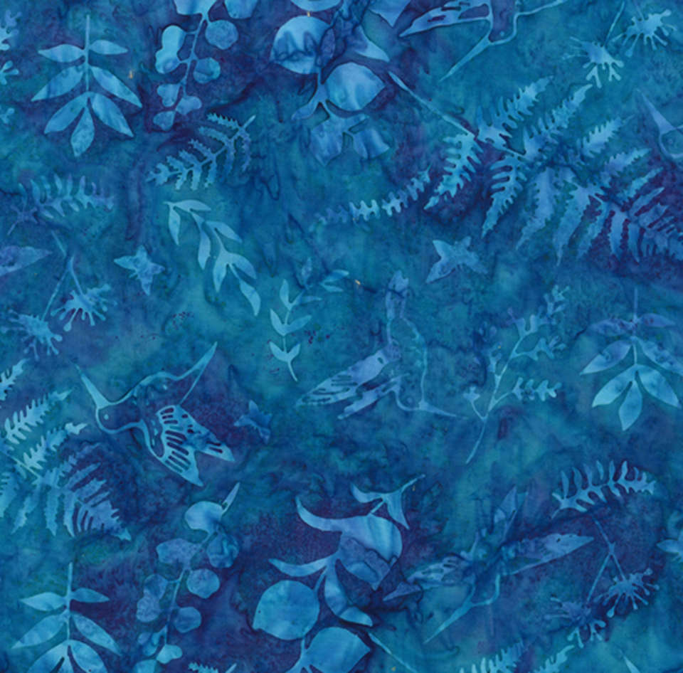Hoffman California Fabrics - Bet on Blue - W2584-549-Celestials