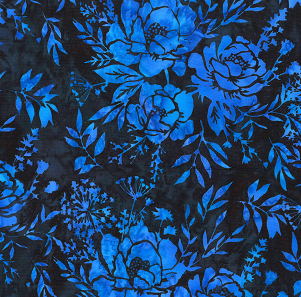 Hoffman California Fabrics - Bet on Blue - W2578-17-Cobalt
