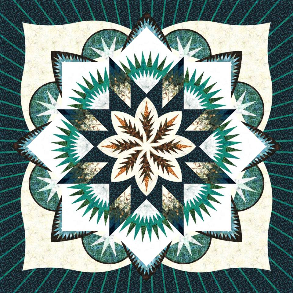 Kentucky Spirits Hoffman Fabrics 2025 • 99x99 Fabric Only Kit: $336.50 Sale: $302.85 Kit with Replacement Papers: $401.50 Sale: $361.35 Kit with Pattern: $423.50 Sale: $381.15