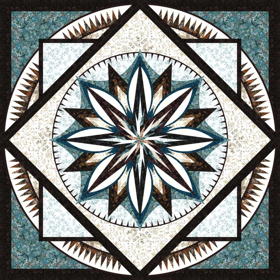 Driftwood Beach with a little subs • 99x99 • 3 Left $329.00 Fabric Only $412.25 Kit with Replacement Papers $439.00 Kit with Pattern