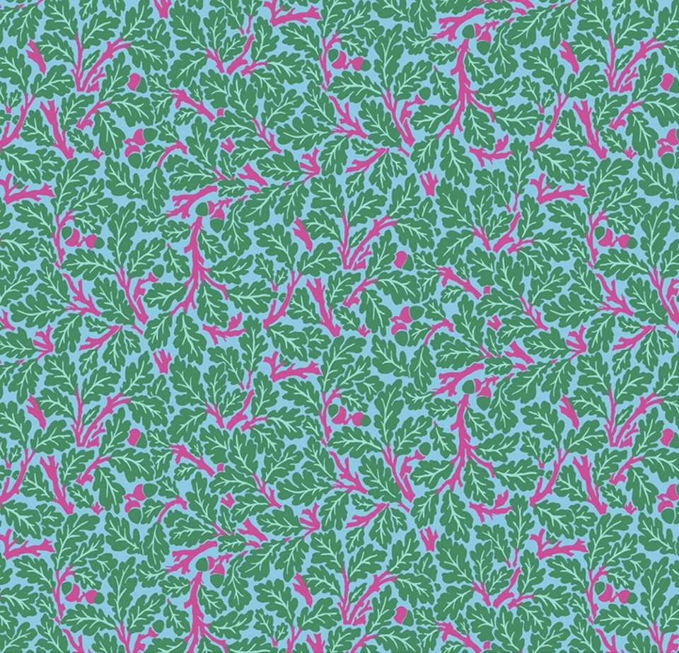 Free Spirit - Kaffe Fassett and Morris & Co. Dec 2024 - PWKW003.TURQUOISE.png