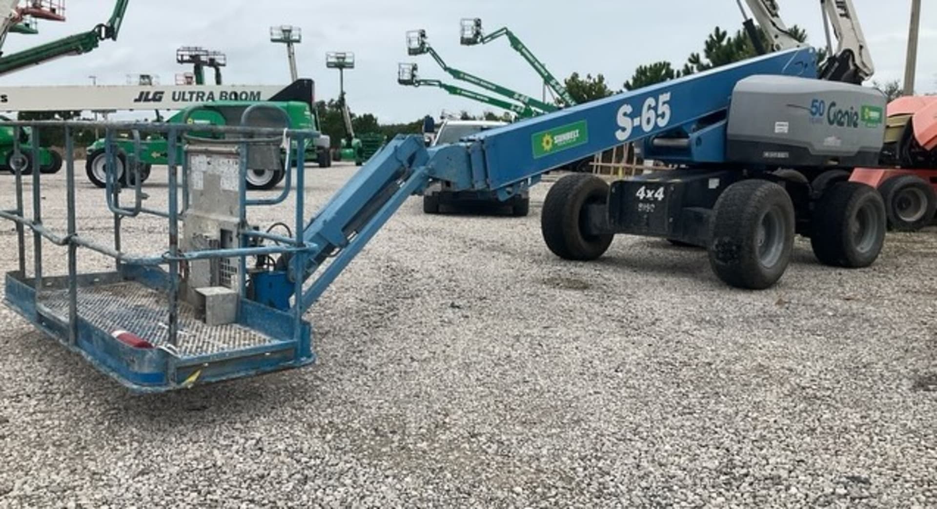 Genie S-65 4WD Diesel Telescopic Boom Lift | 2Quip Equipment Rental