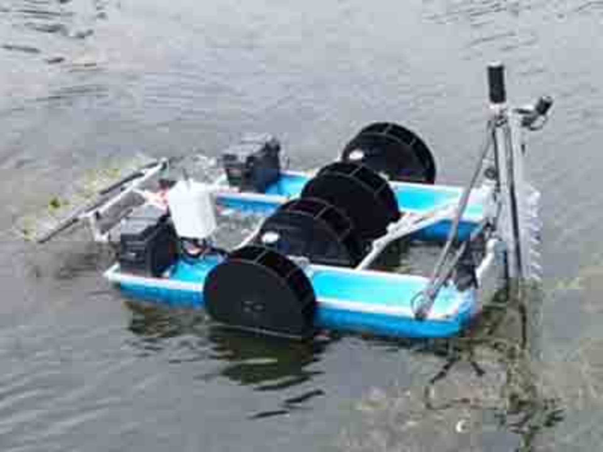 Lake Cleaner Machine Watershark Remote-Controlled Lake Cleaning Machine | 2Quip Equipment Rental