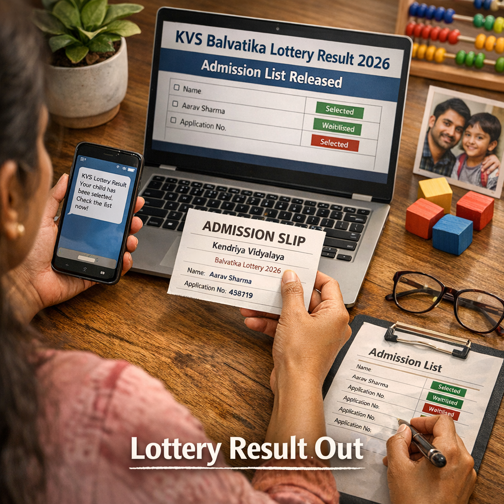 KVS Balvatika Lottery Result 2026: Latest Admission Update