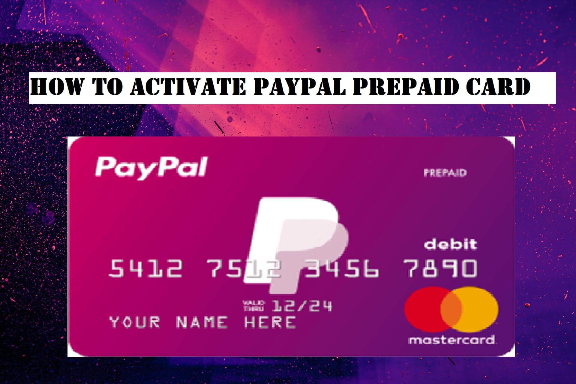 paypal prepaid