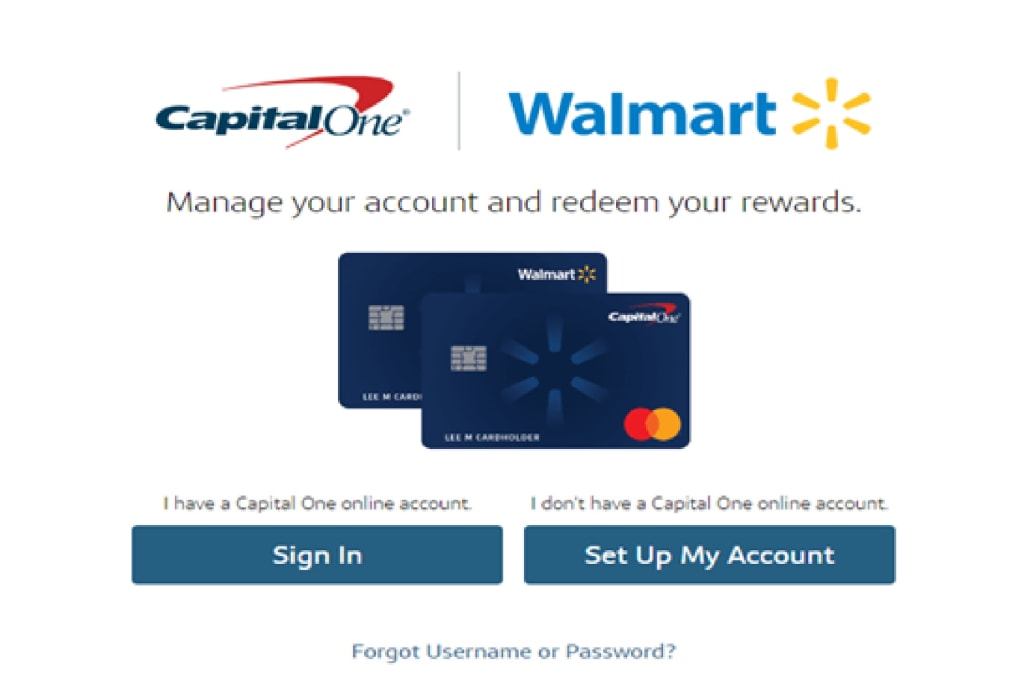 walmart credit card payment capital one phone number