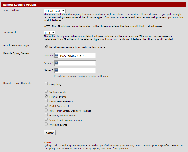 PfSense Monitoring with Logstail 