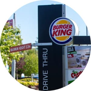 burger king self-driving cars