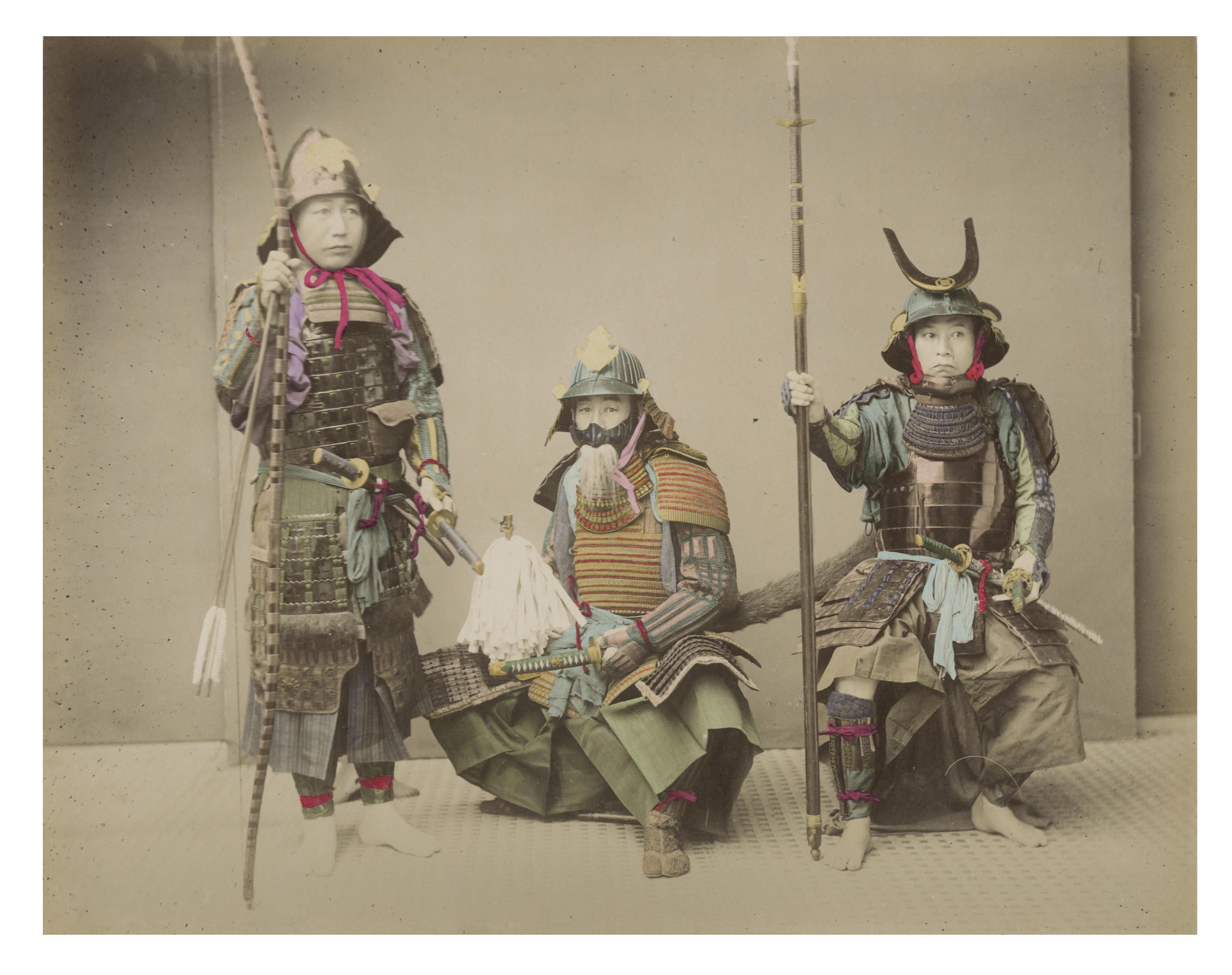 Kusakabe_Kimbei_-_109._Samurais_In_Armour_v2