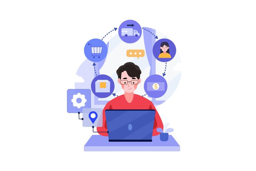 blockchain-supply-chain-illustration-concept_644411-25
