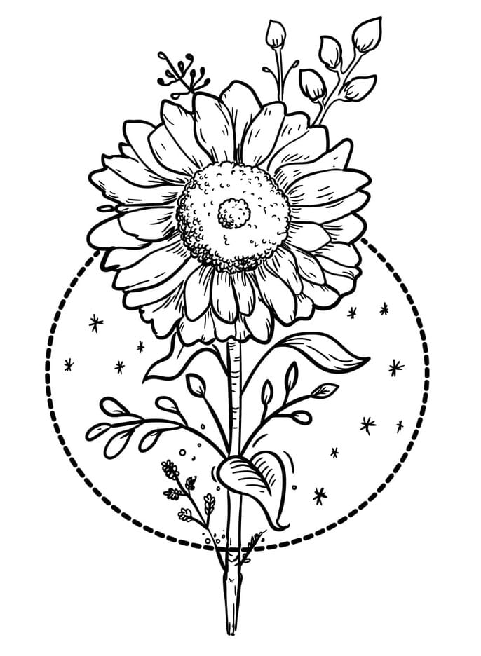 Flower Coloring Pages (5)