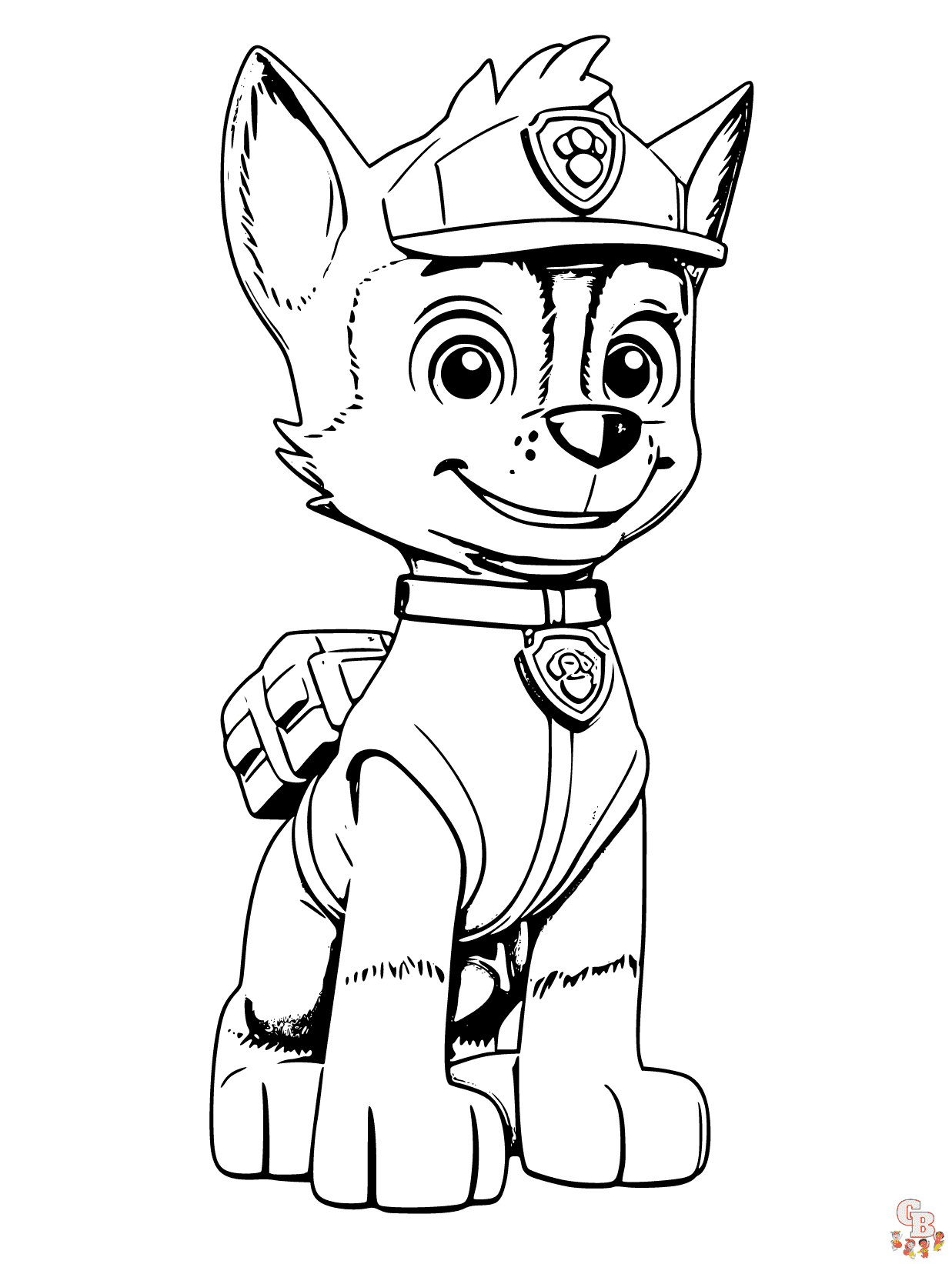 Free Paw Patrol coloring pages for kids
