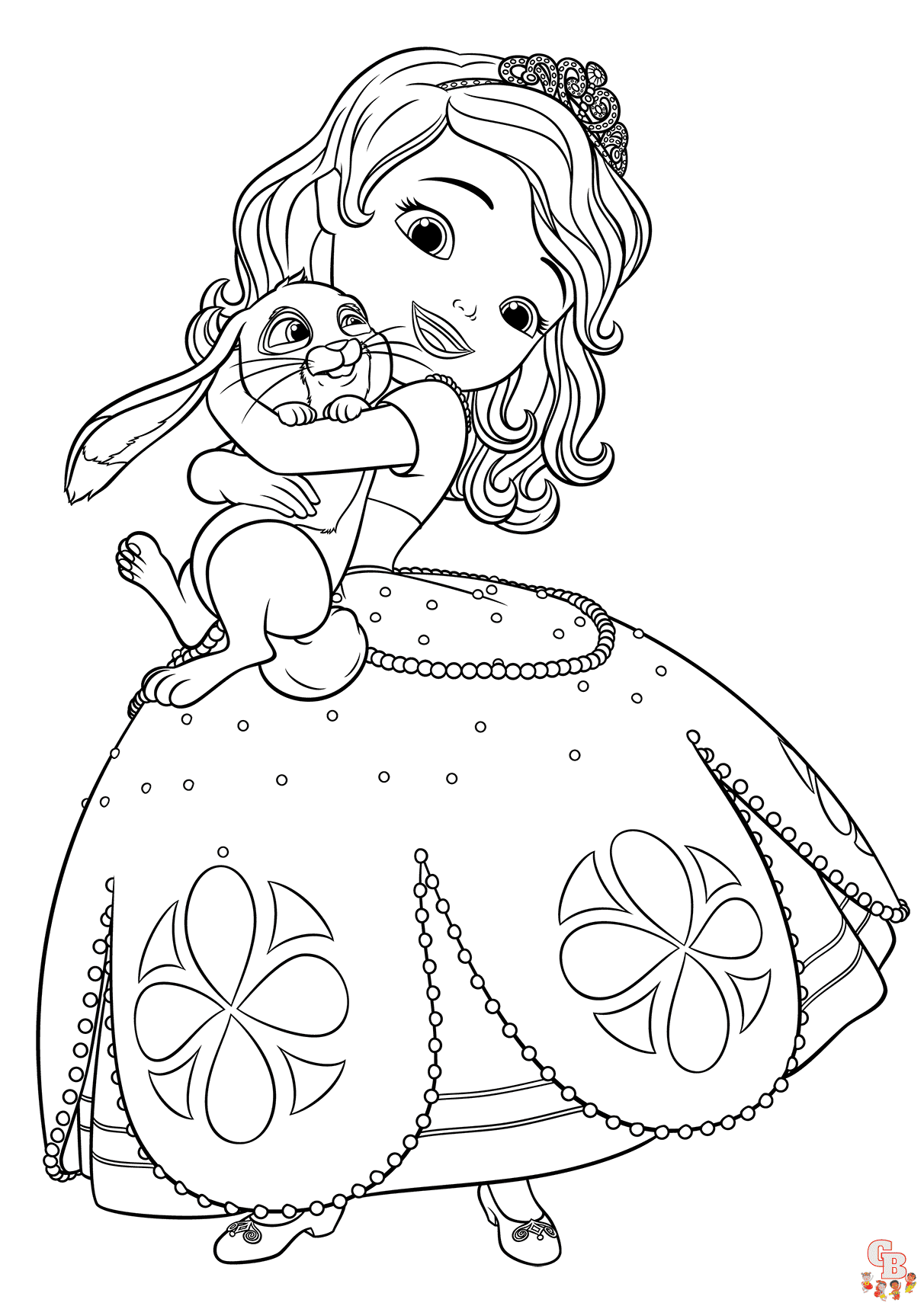 Disney Princess Sofia Coloring Pages