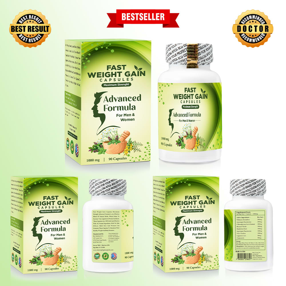 Fast Weight Gain Capsules For Men _ Women In India