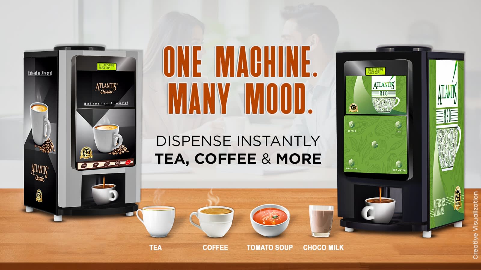 One Machine. Many Moods. No Limits. Just Add Flavours Premix