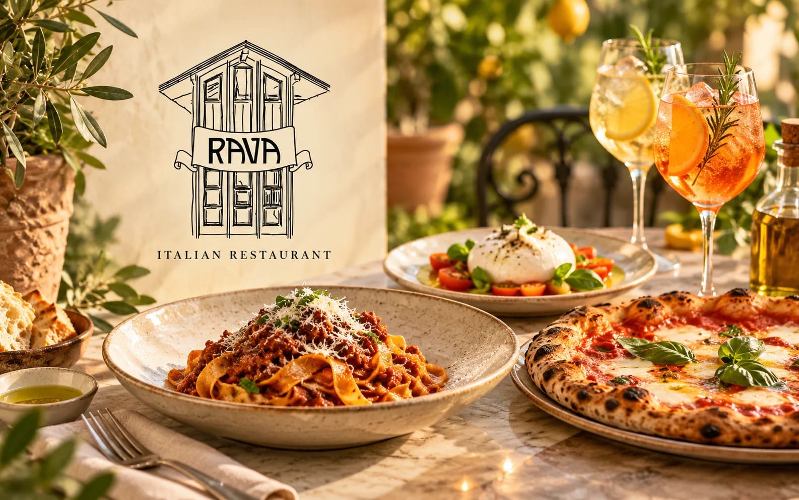 Taste of Italy at RAVA | Meal & Drinks for a Reel