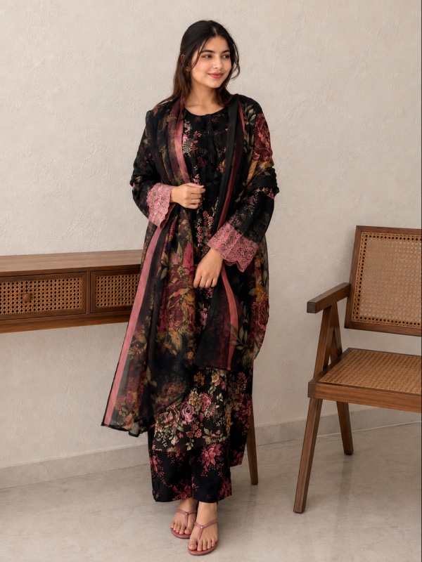 Floral Pakistani Suit [PC028]