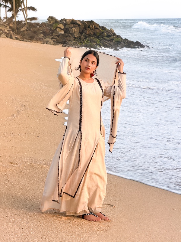 Mul Chanderi Double Layer Anarkali [SC013]