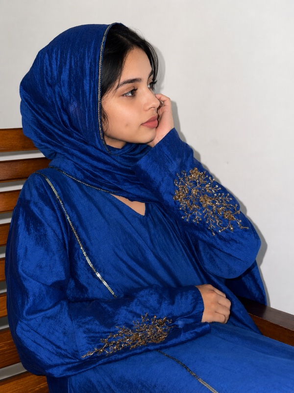 Handworked Royal Blue Anarkali [SL001]