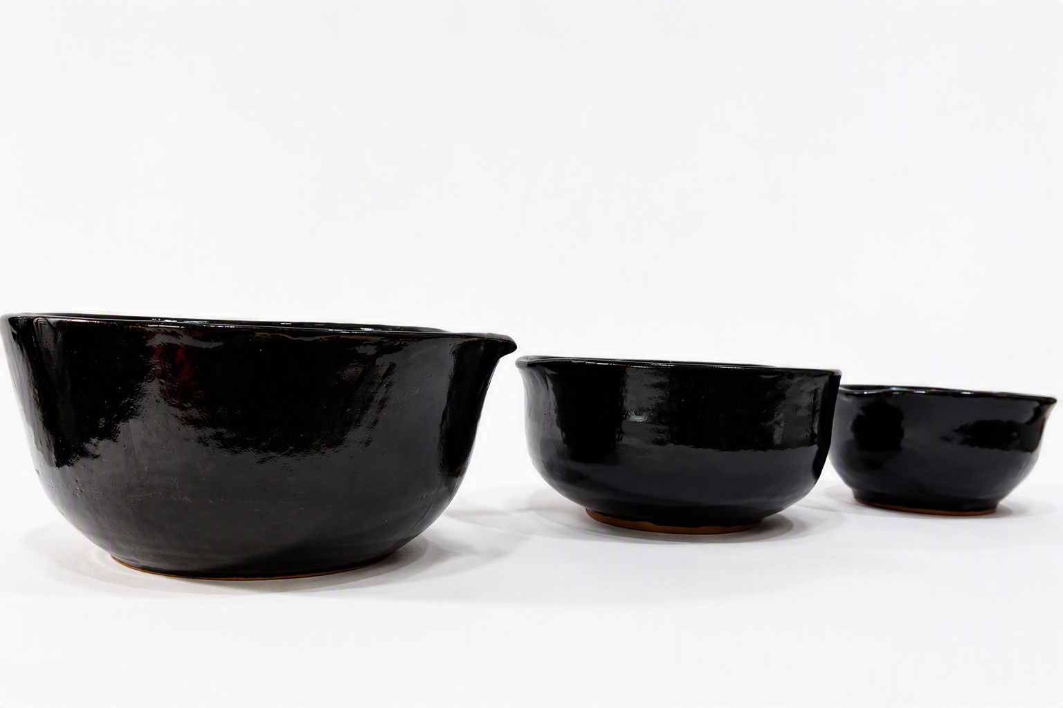 Nested Black Bowls