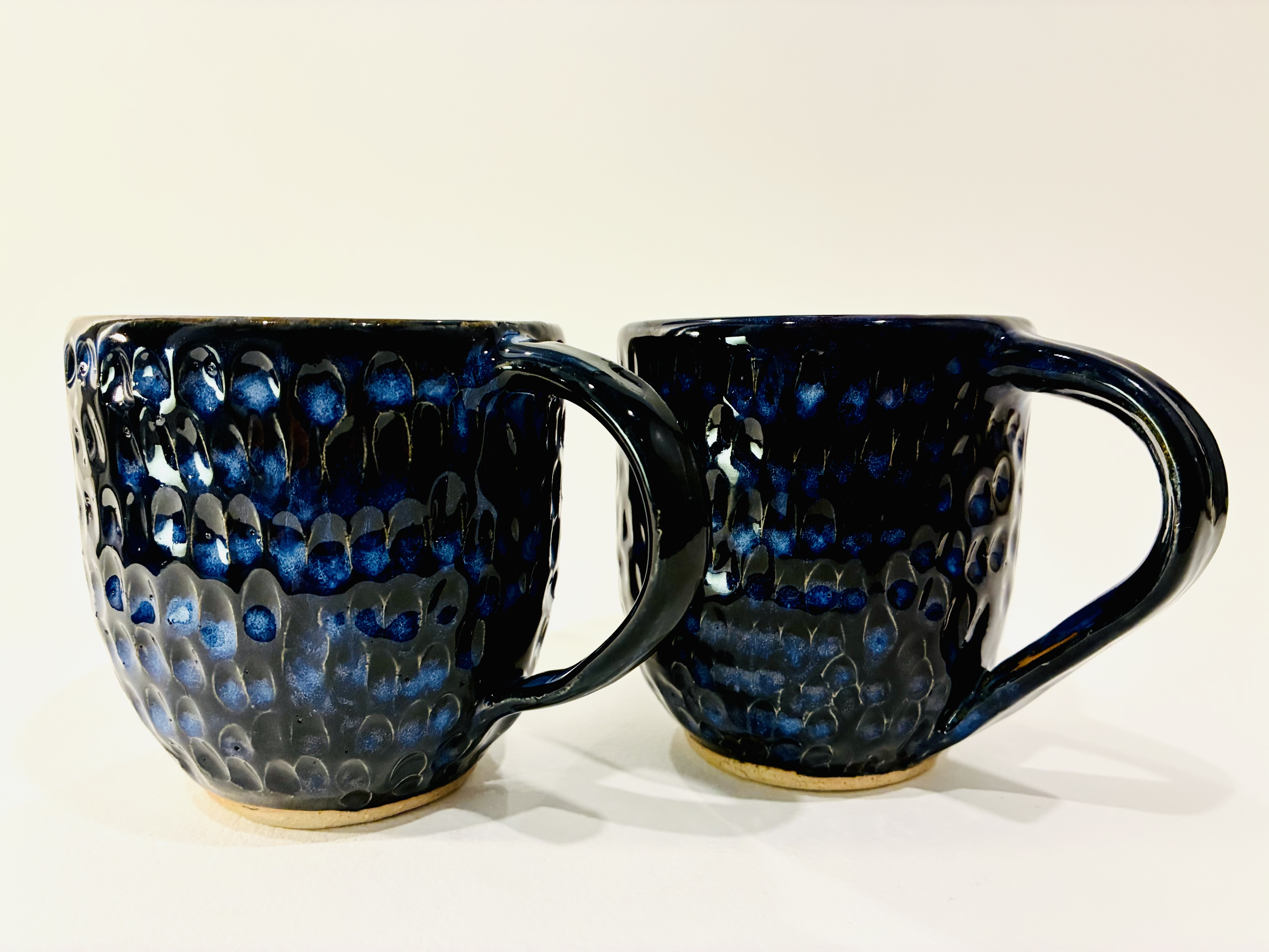 Blue Textured Mug
