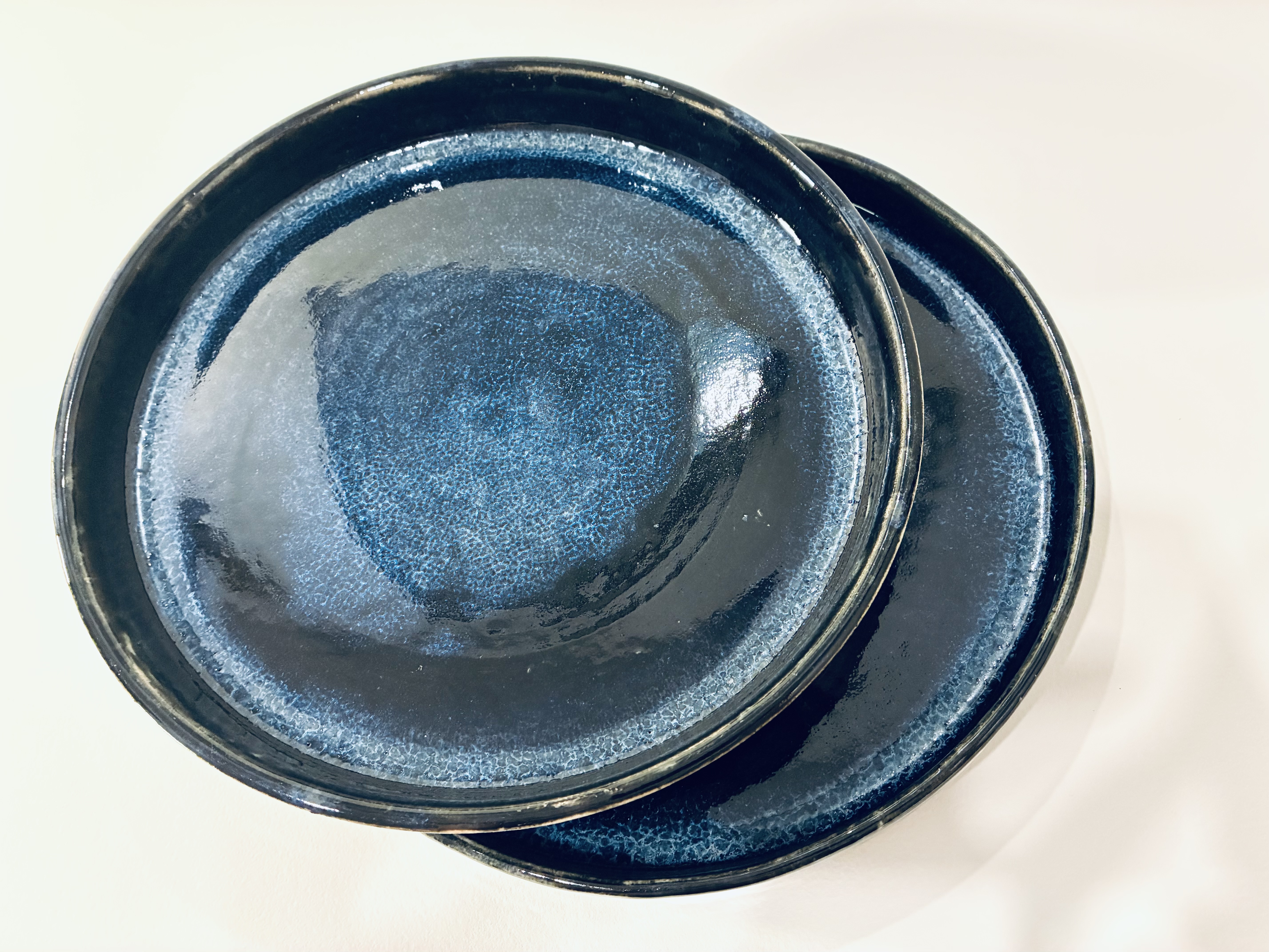 Blue Deep Dinner Plate