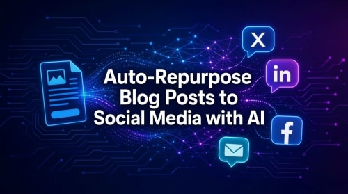 How to Automatically Turn Blog Posts into Social Media Posts with AI
