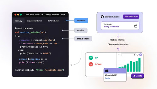How to Build a Free Python Uptime Monitor with GitHub Actions